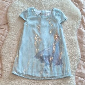 Disney | Frozen Shimmering Blue Sequin Elsa Dress